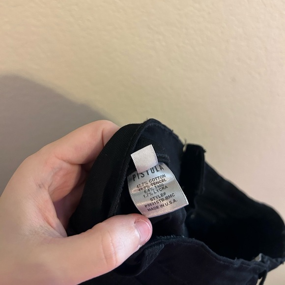 Pistola Aline High Rise Skinny in Black Magic Women’s Sz 26 Cotton Stretch denim - Picture 7 of 8